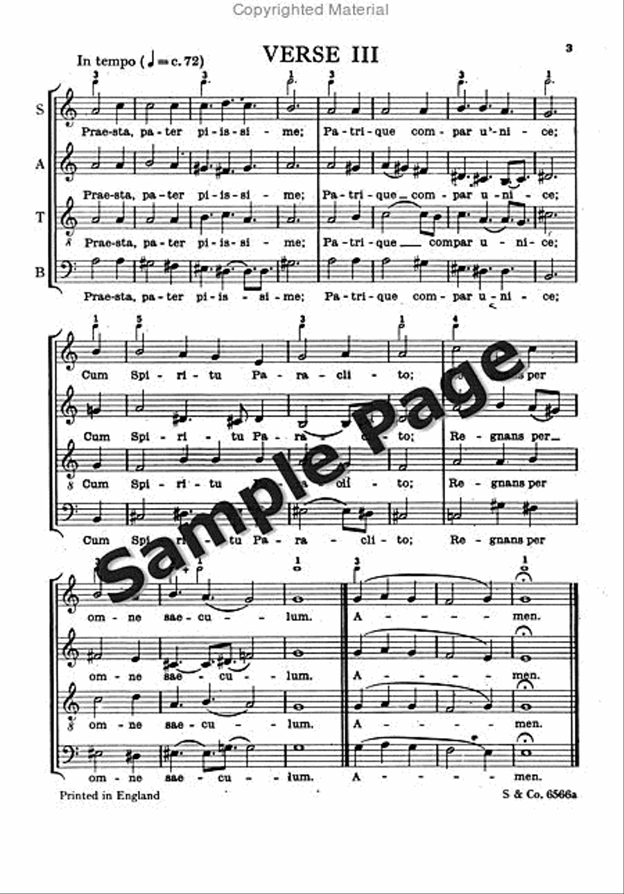 Te Lucis Ante Terminum Choir scores gallery preview page 4