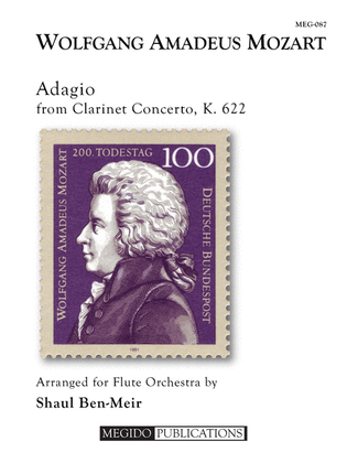 Adagio from Clarinet Concerto, K. 622 for Flute Orchestra