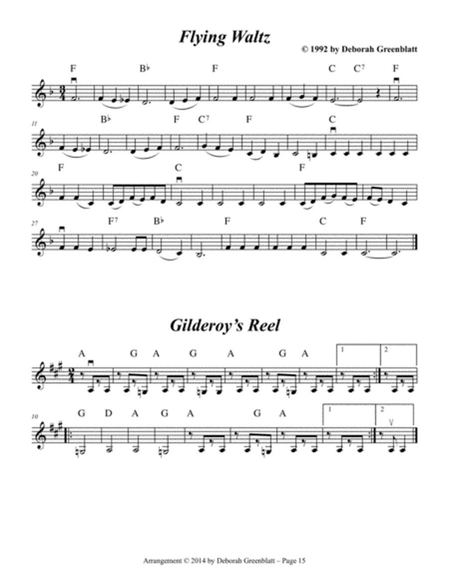 Dancing Fiddle Tune Trios for Strings - Violin C