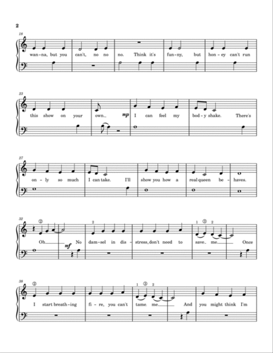 Kings & Queens Kings & Queens Piano Method scores gallery preview page 2