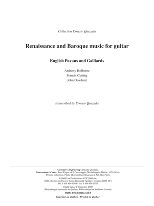 Renaissance and Baroque music for guitar