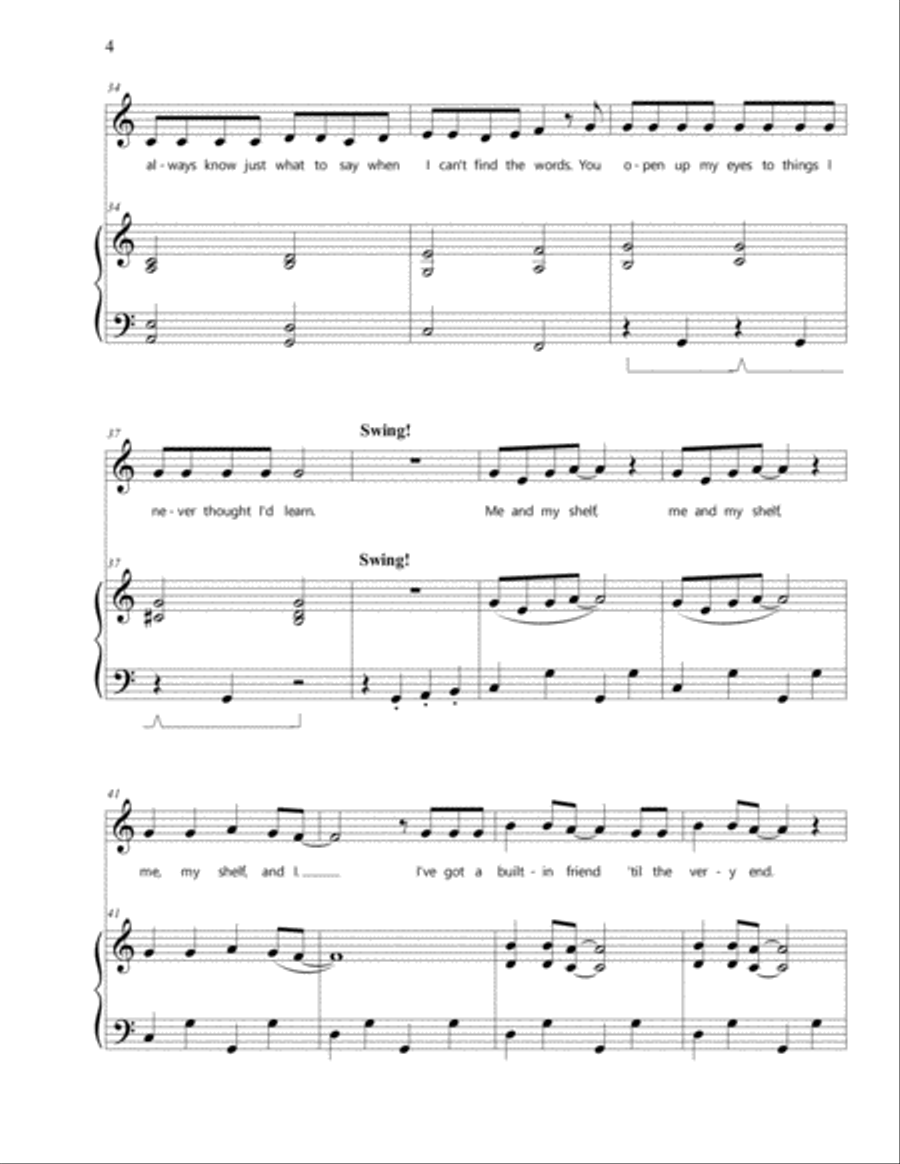 Me and My Shelf Voice scores gallery preview page 5