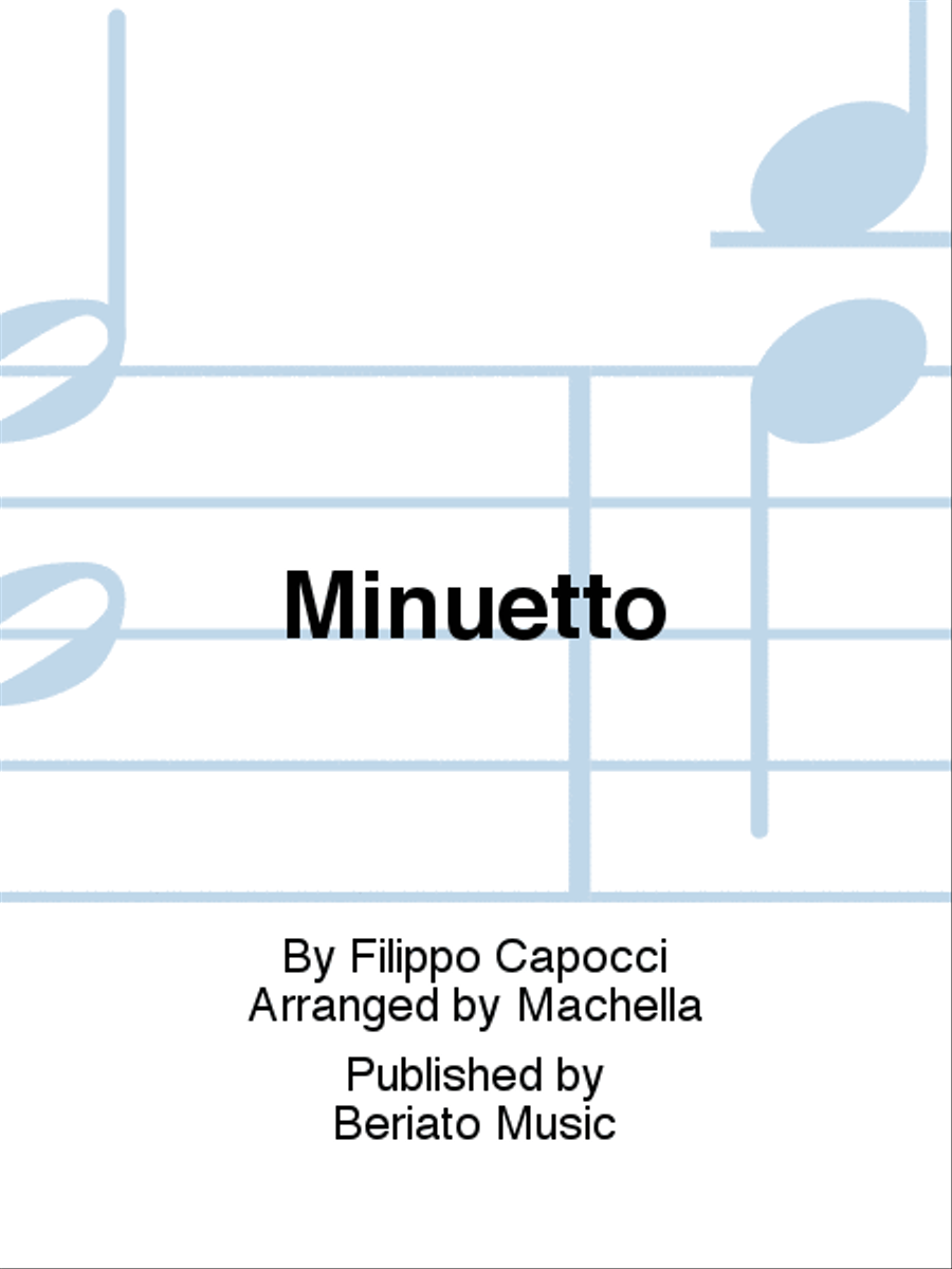 Minuetto Organ scores gallery preview page 1