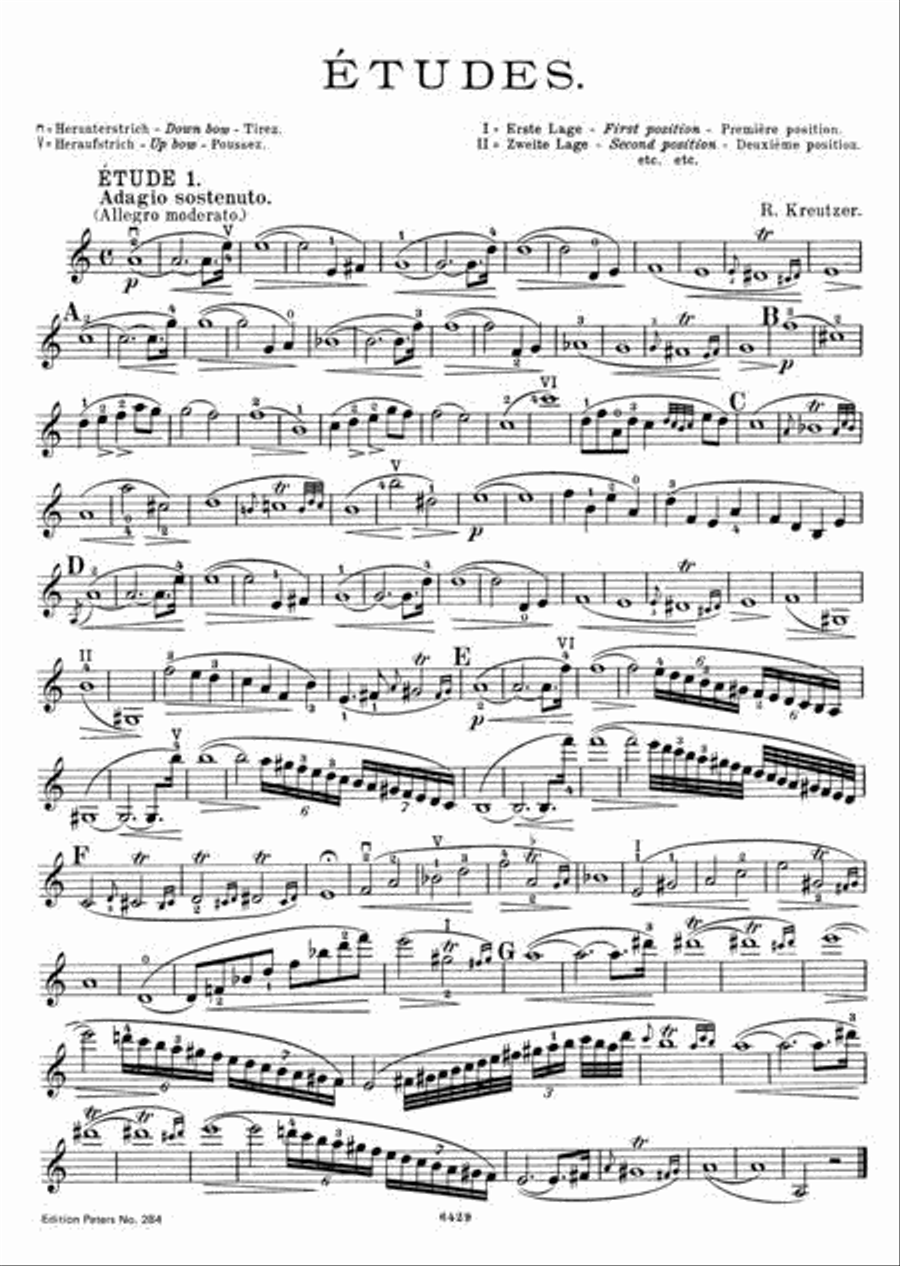 42 Etudes or Caprices for Violin Violin Solo scores gallery preview page 2