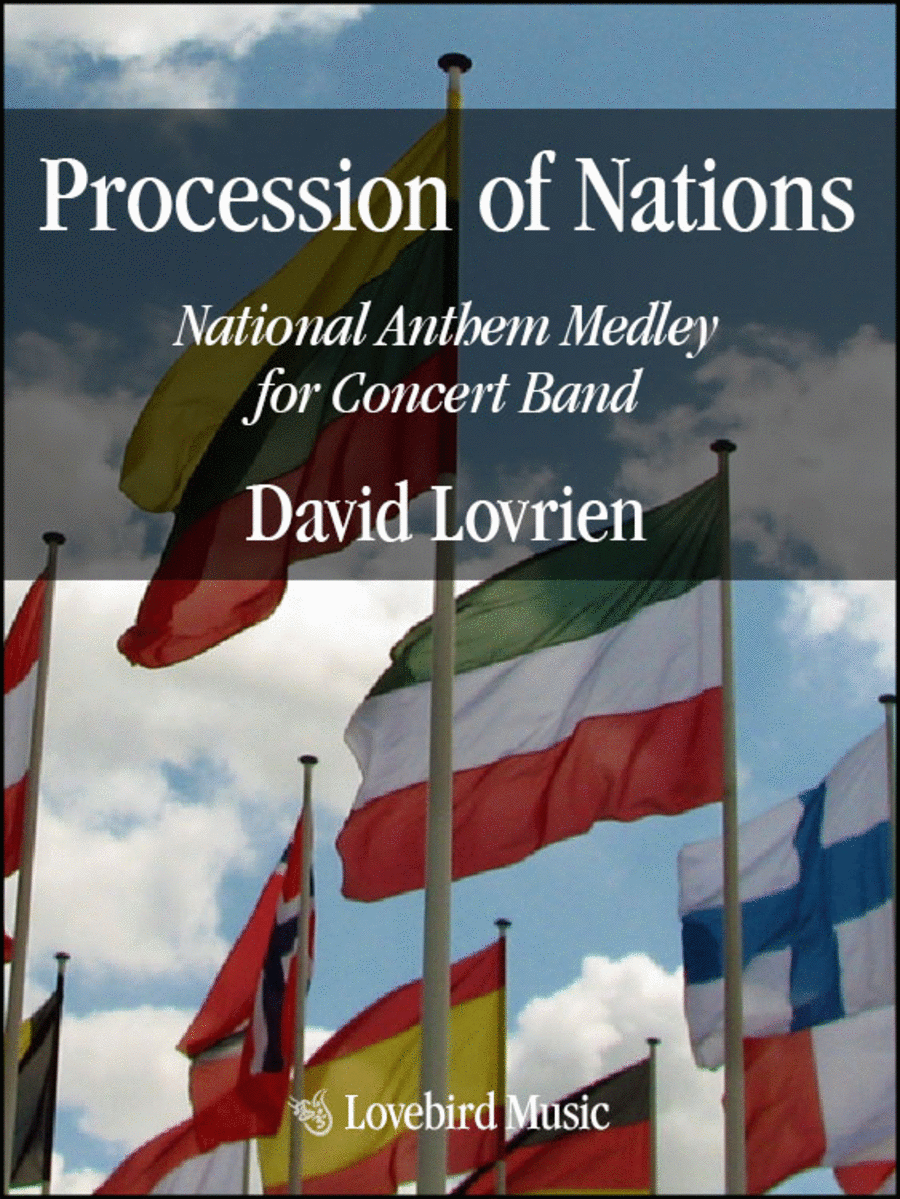 Procession of Nations Concert Band scores gallery preview page 1