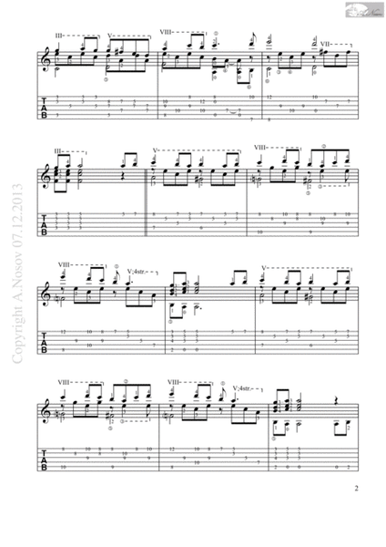 Stairway to Heaven (Sheet music for guitar) image number null