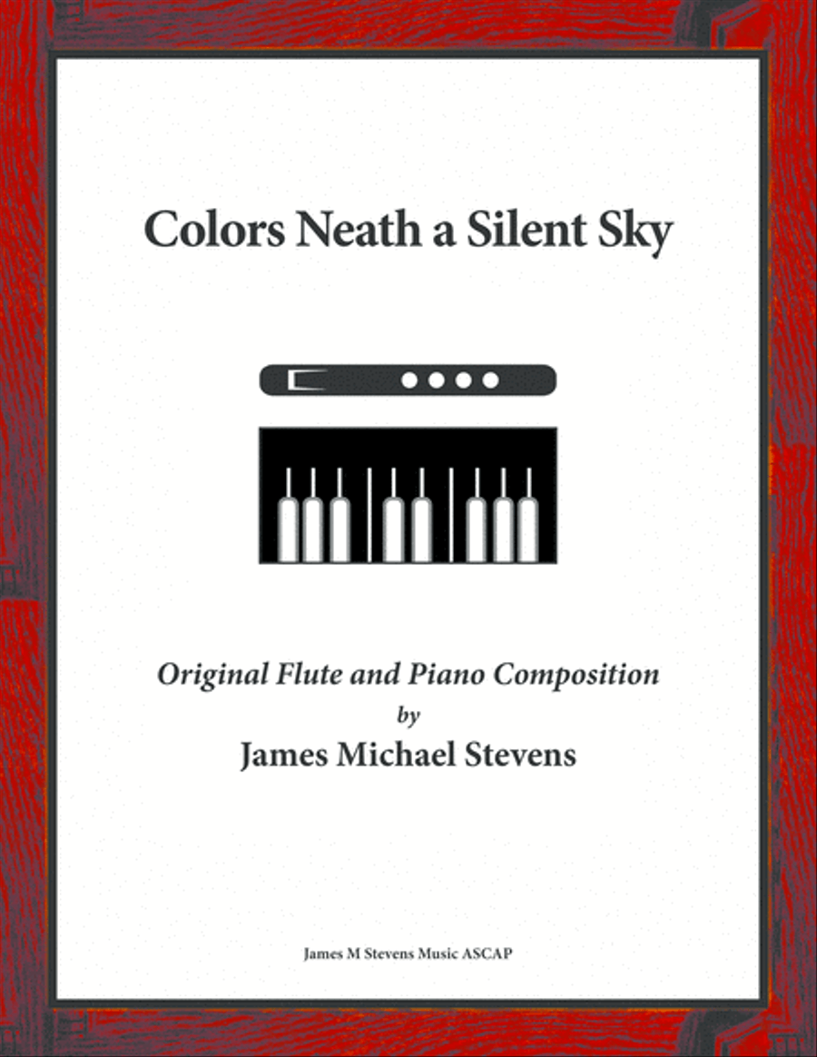 Colors Neath a Silent Sky - Flute & Piano Flute Solo scores gallery preview page 1