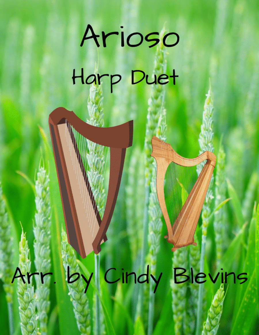 Arioso, for Harp Duet Harp scores gallery preview page 1