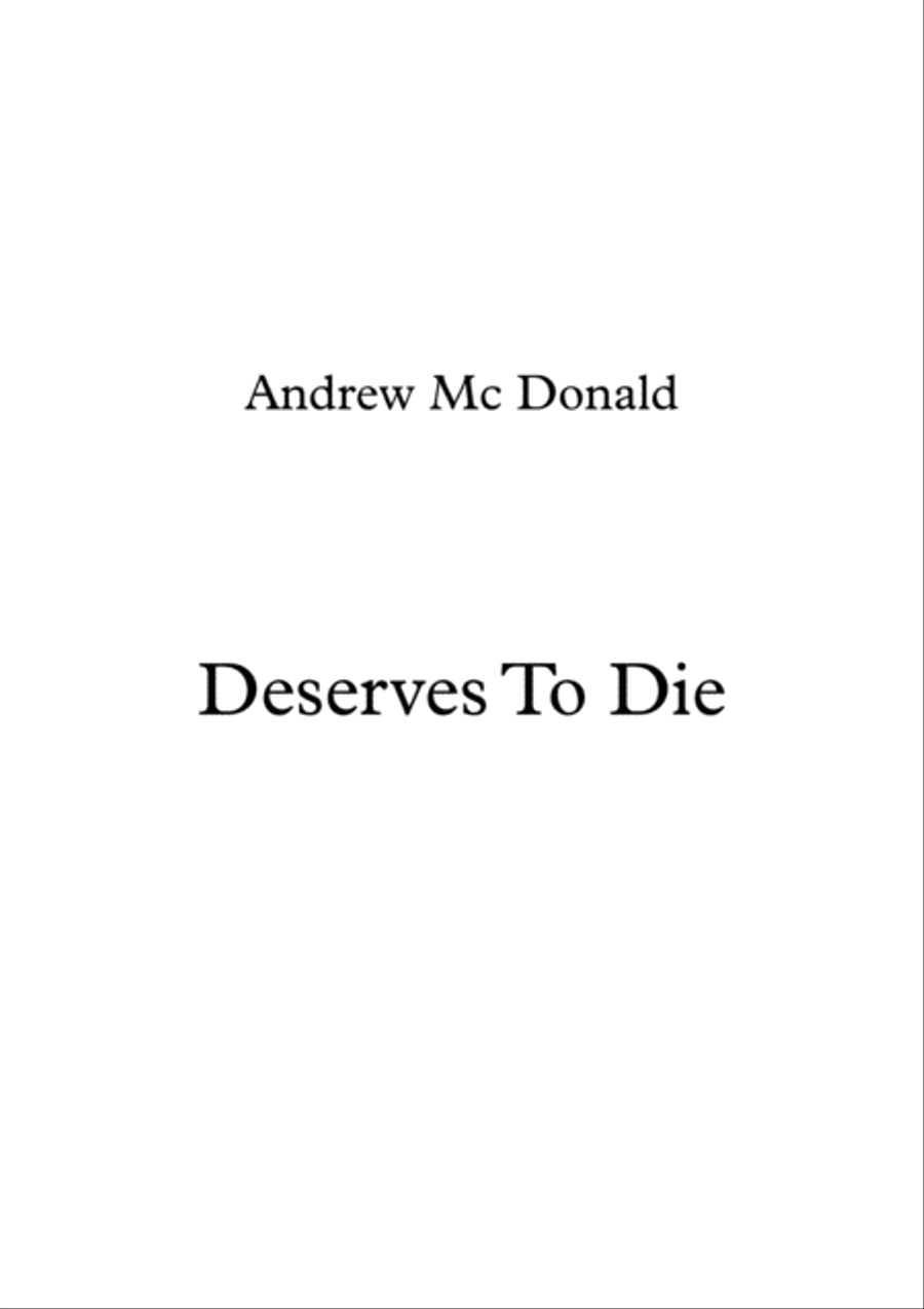 Deserves To Die Voice scores gallery preview page 1