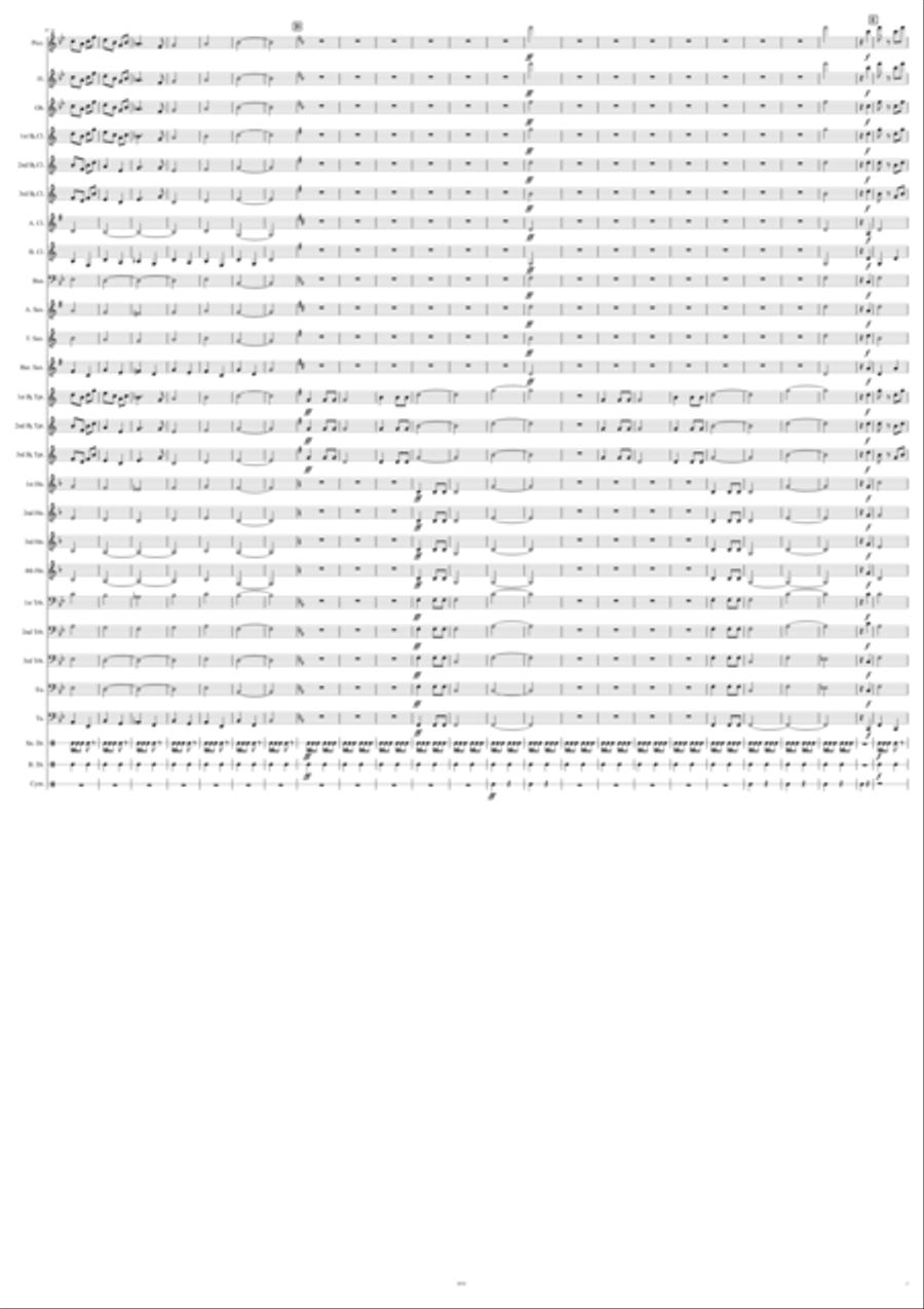 Indiana State Police March Marching Band scores gallery preview page 3
