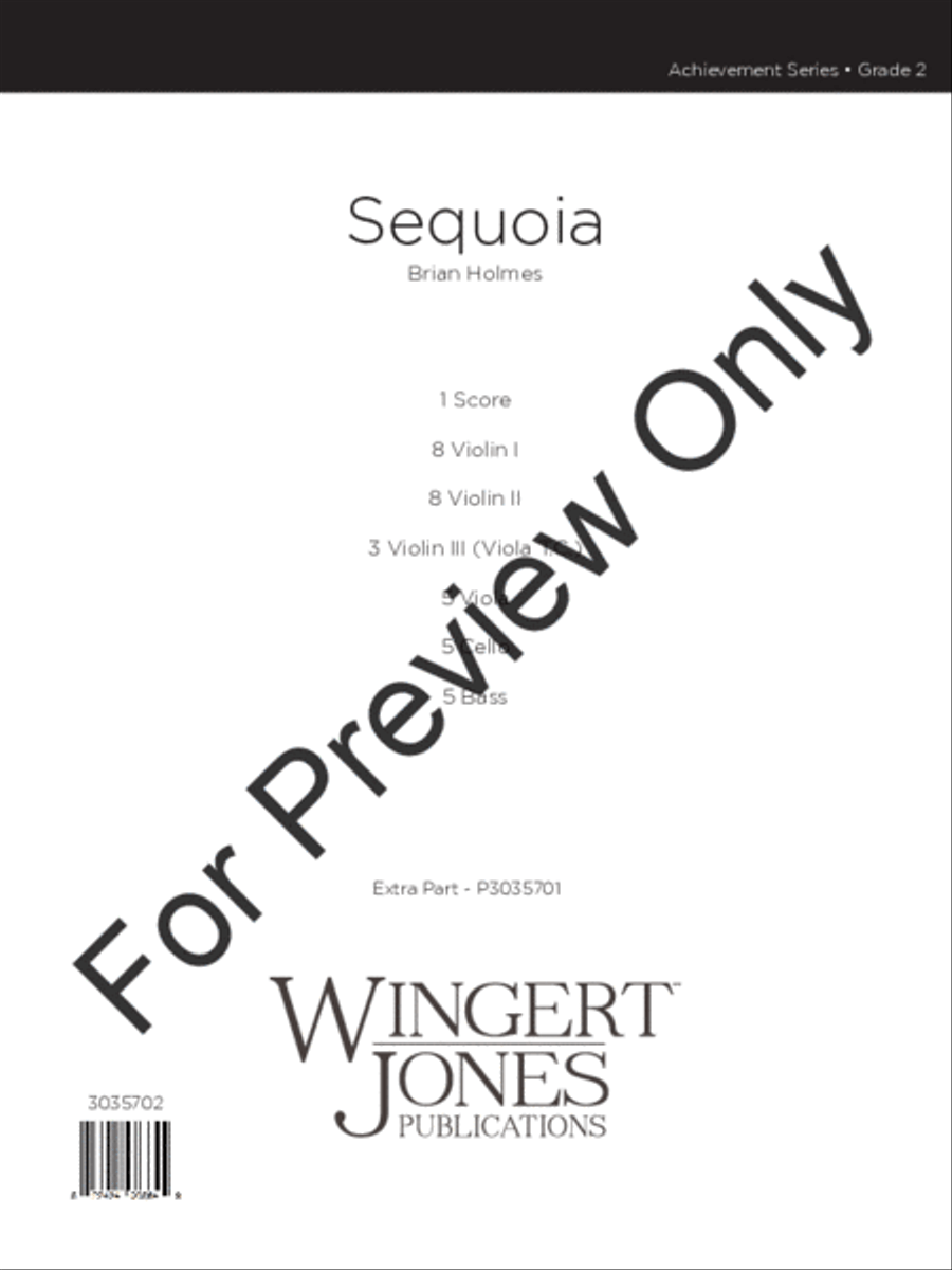 Sequoia (Score) String Orchestra scores gallery preview page 2