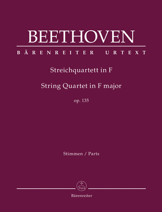 String Quartet in F major, op. 135