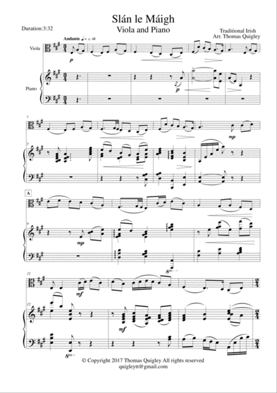 Slán le Máigh Viola scores gallery preview page 2