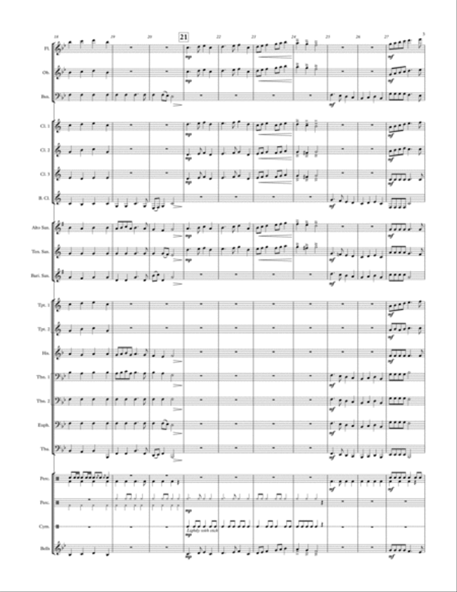 Holiday Mash-Up - for Concert Band Concert Band scores gallery preview page 3