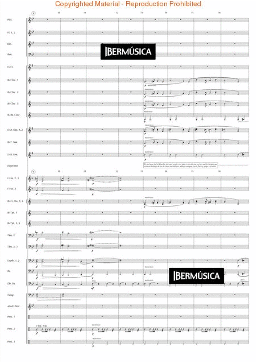 El Quijote Concert Band scores gallery preview page 3