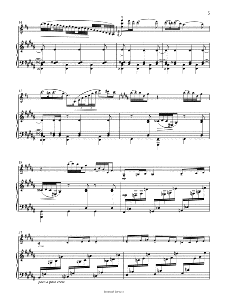 3 Pieces for Violin and Piano Op. 116