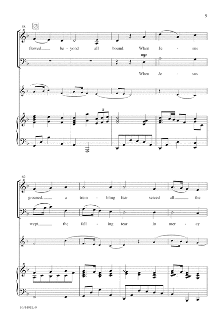 When Jesus Wept 4-Part scores gallery preview page 10
