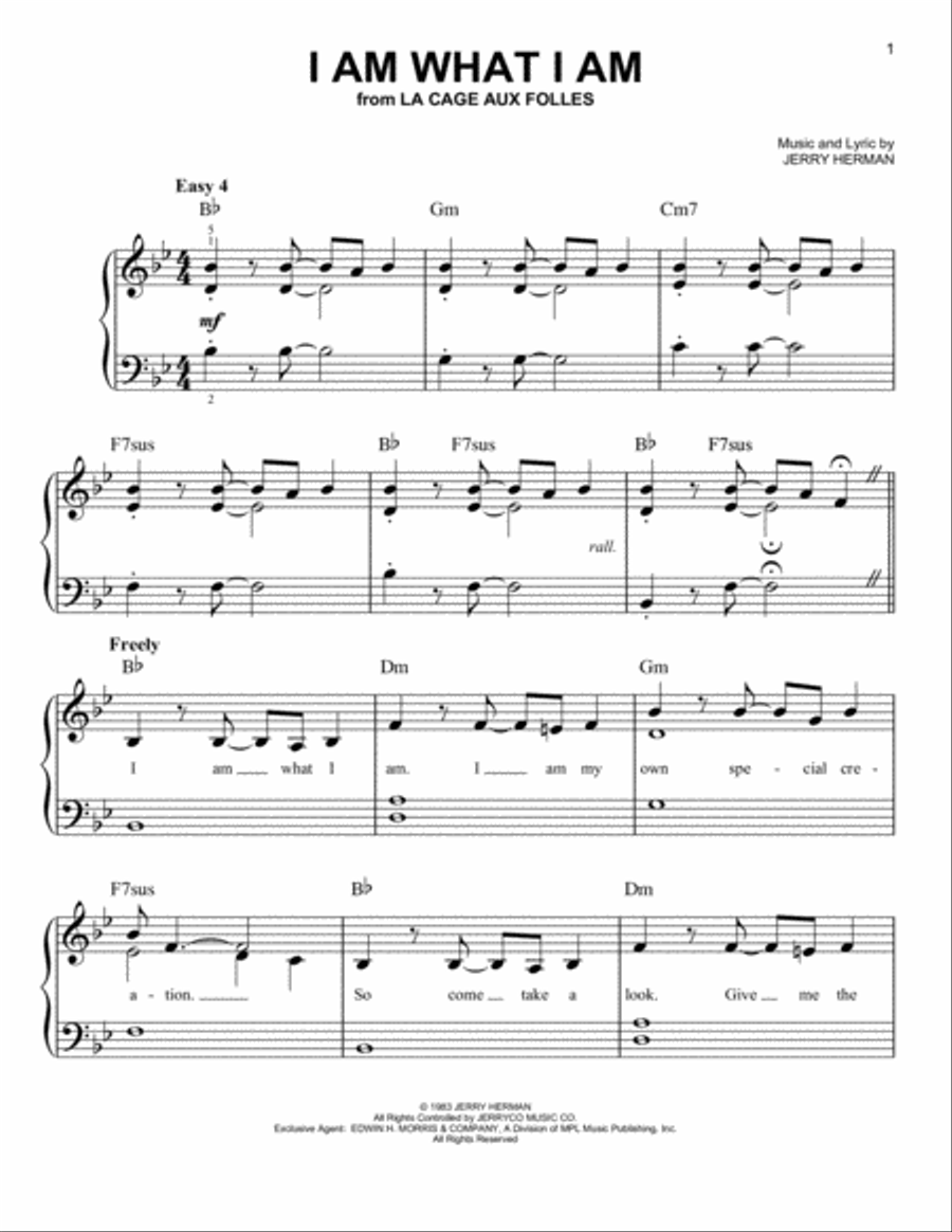 I Am What I Am (from La Cage Aux Folles)