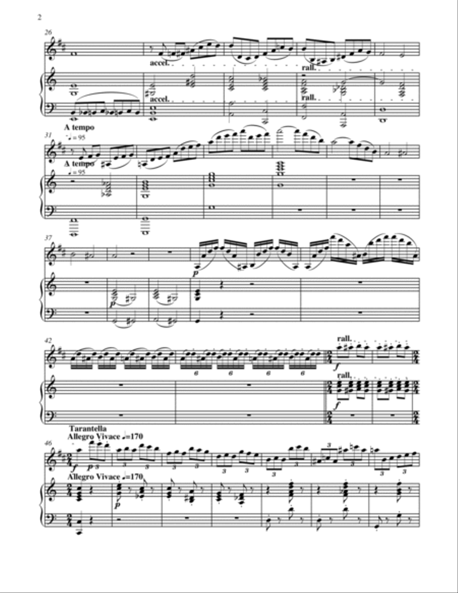 Introduction and Tarantella - Pablo de Sarasate - Clarinet and Piano B-Flat Clarinet scores gallery preview page 5