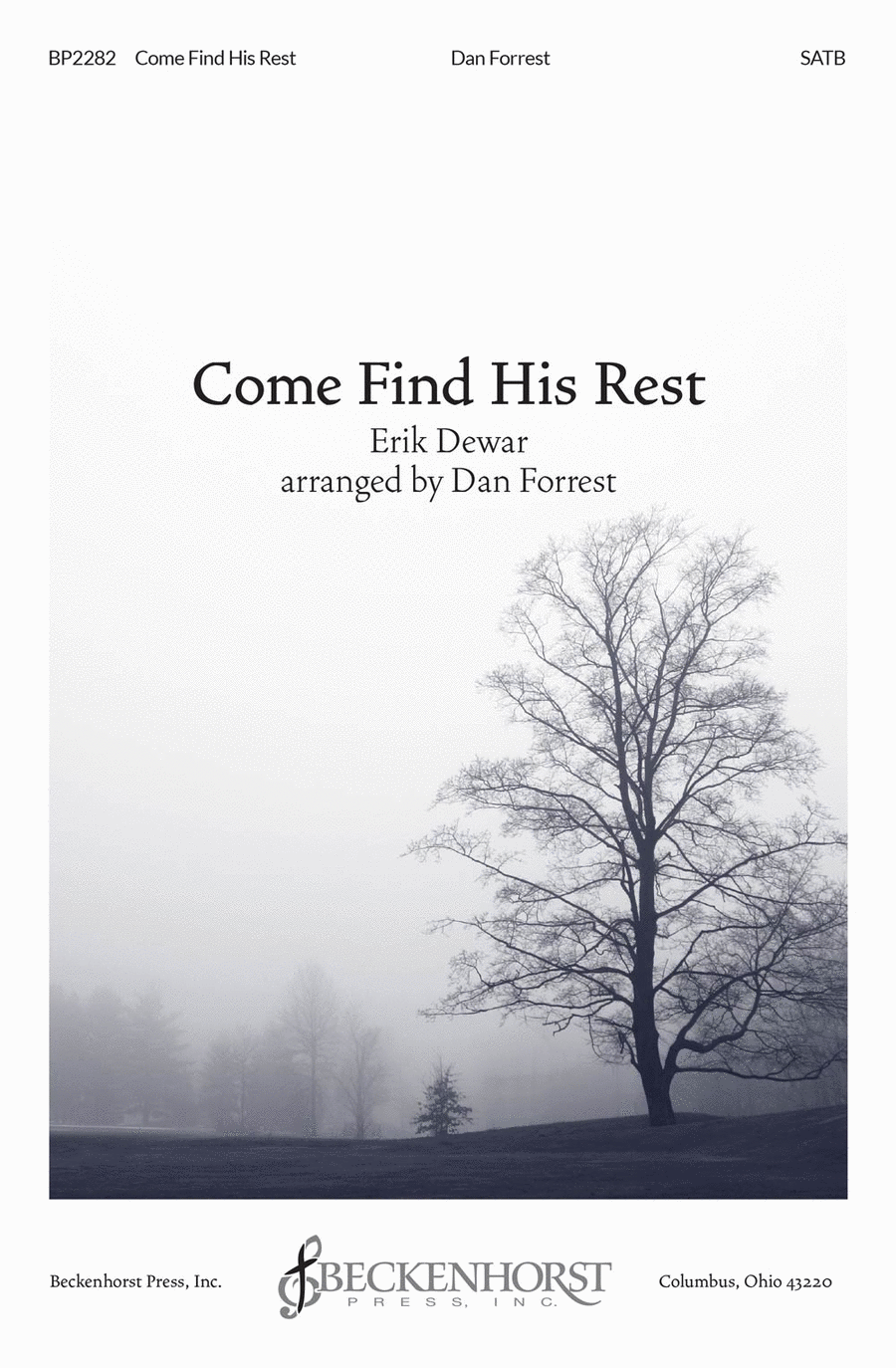 Come Find His Rest 4-Part scores gallery preview page 1