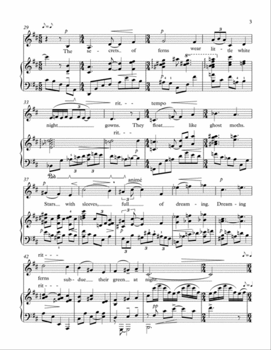 Secrets of Ferns Voice scores gallery preview page 3