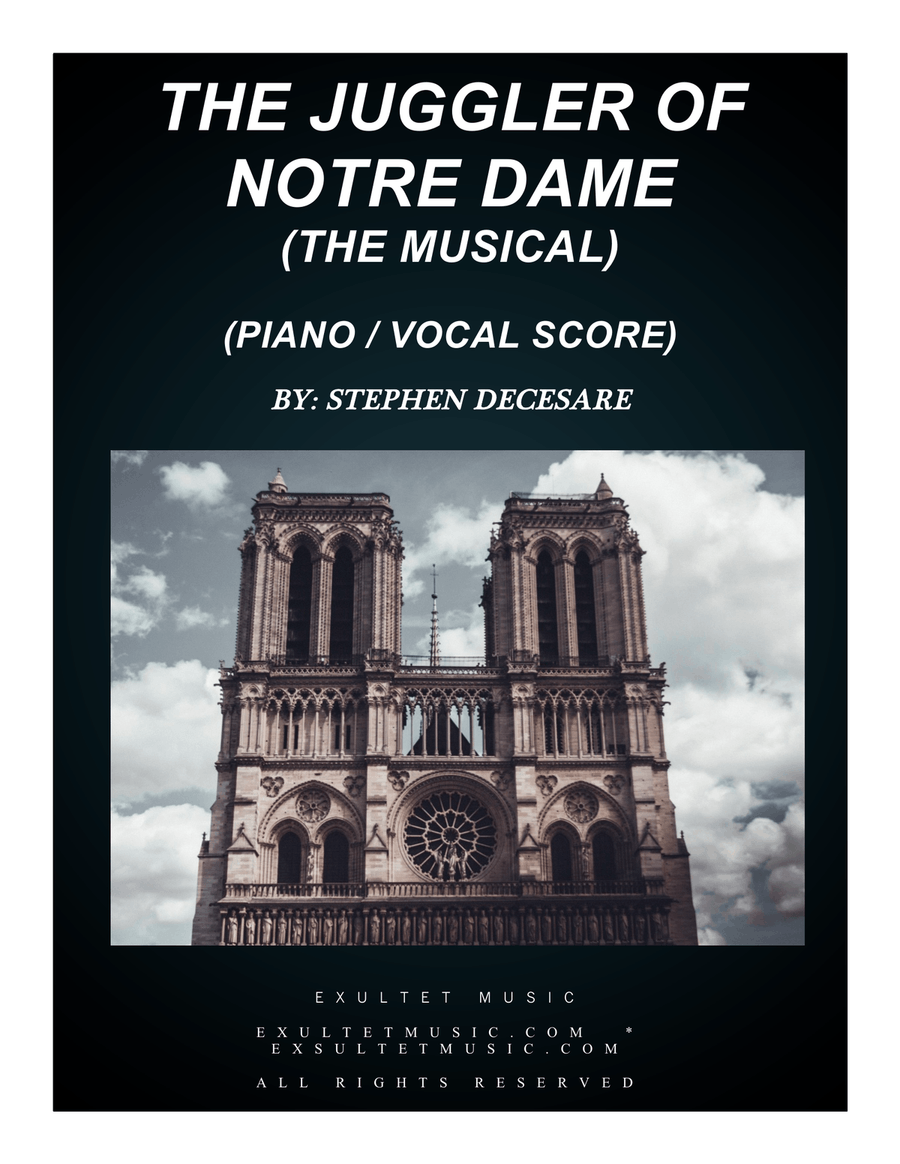 The Juggler Of Notre Dame: the musical (Piano/Vocal Score) 4-Part scores gallery preview page 1