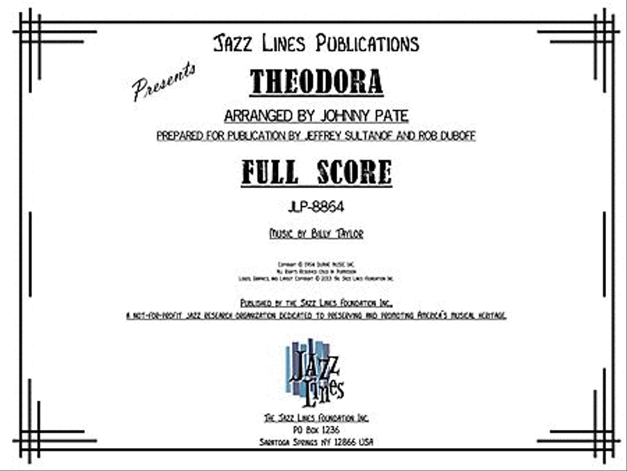 Theodora Big Band scores gallery preview page 1