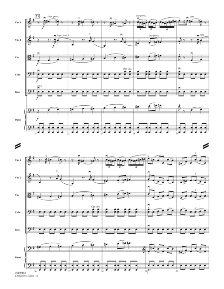 Children's Tales (from Sleeping Beauty) - Conductor Score (Full Score)