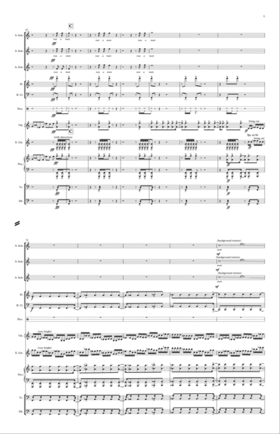 ...death has friends Large Ensemble scores gallery preview page 5