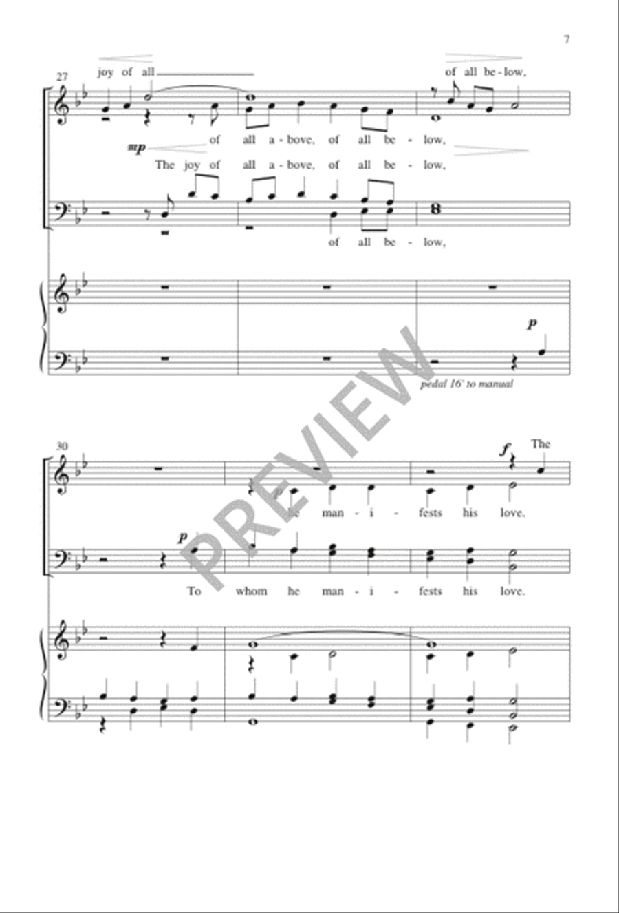 The Head That Once Was Crowned with Thorns 4-Part scores gallery preview page 8