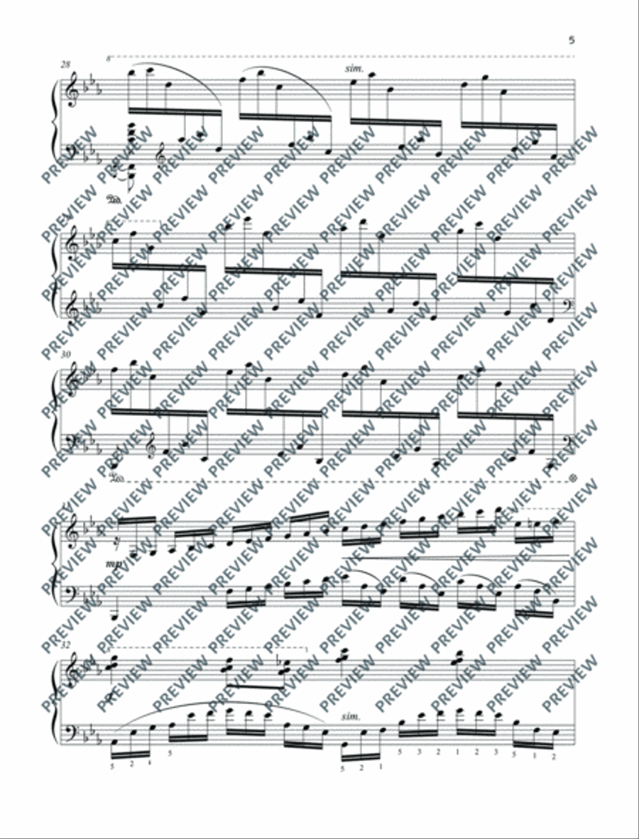 Suzhou Gardens Piano Solo scores gallery preview page 6