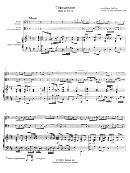Triosonate in D, Op.2 #8