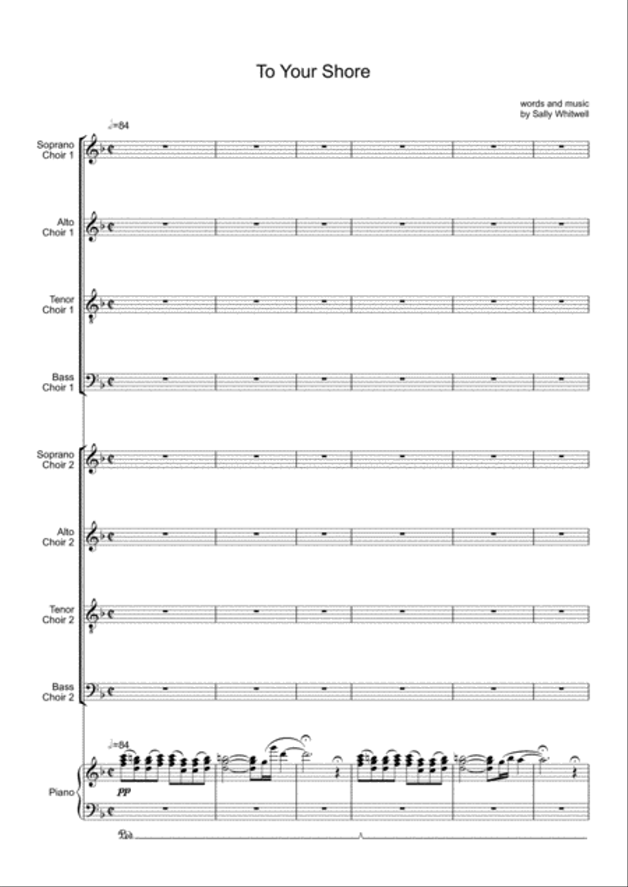 To Your Shore 4-Part scores gallery preview page 3