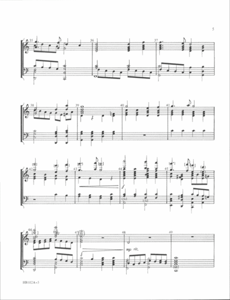 Faith - handbell part 5-Octaves scores gallery preview page 4