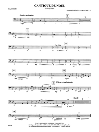 Cantique de Noel (O Holy Night): Bassoon