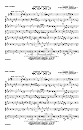 Movin' on Up (Theme from "The Jeffersons"): 2nd B-flat Trumpet