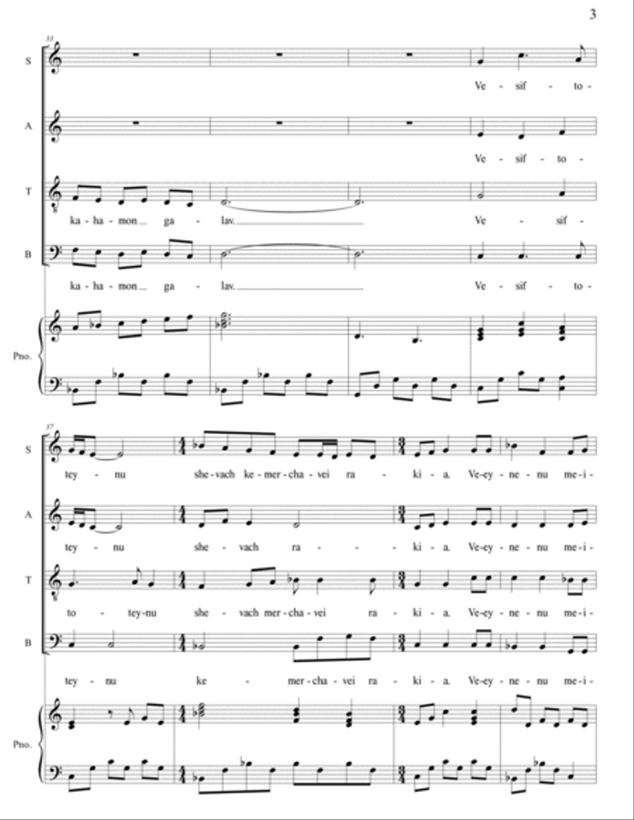 Veilu Finu 4-Part scores gallery preview page 3