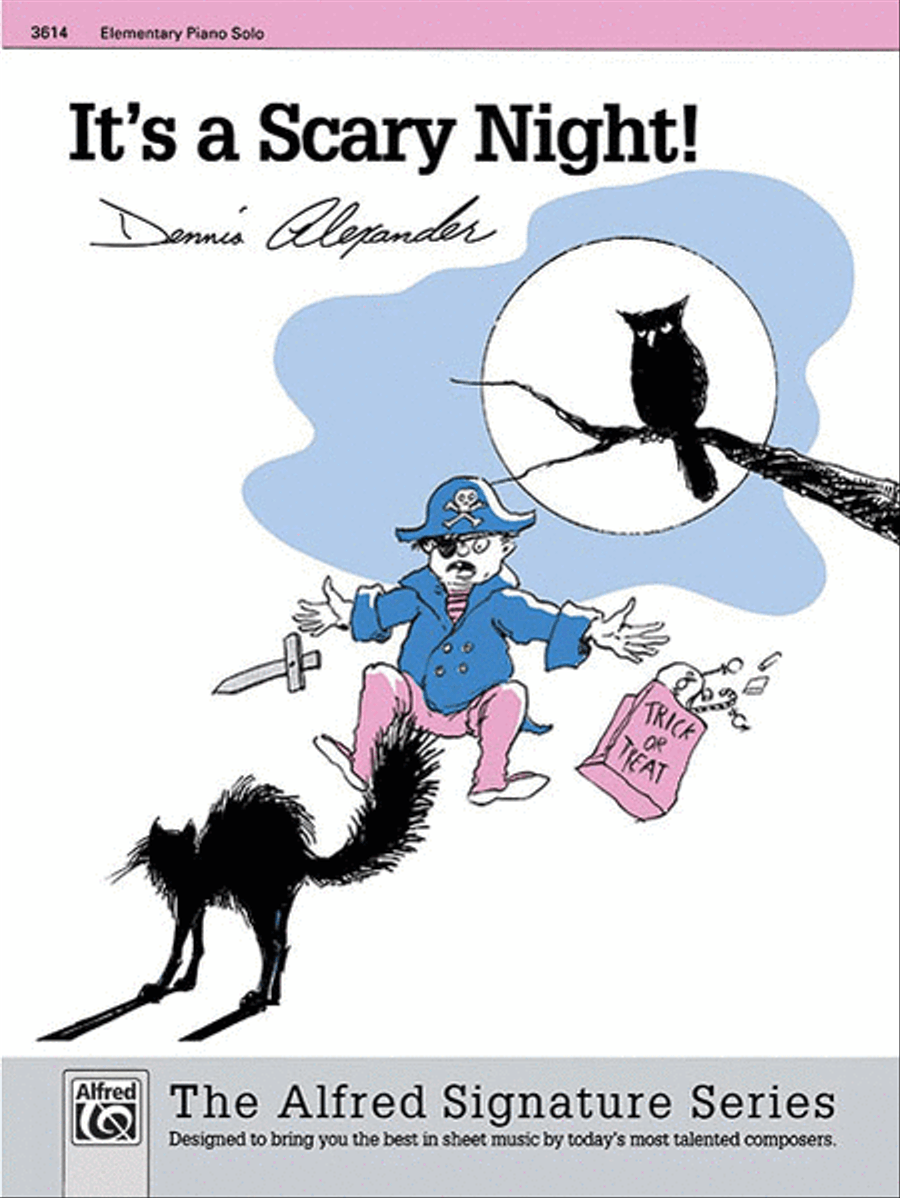 It's a Scary Night! Easy Piano scores gallery preview page 1