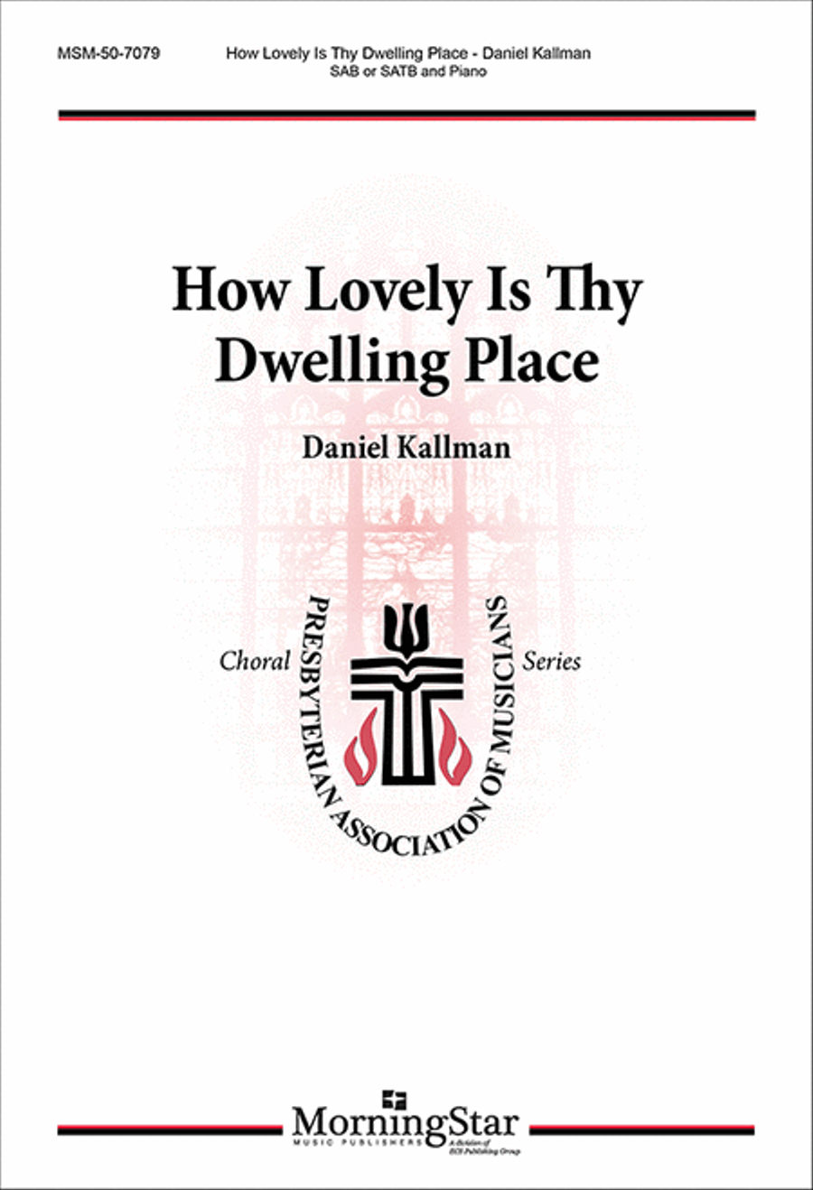 How Lovely Is Thy Dwelling Place 4-Part scores gallery preview page 1