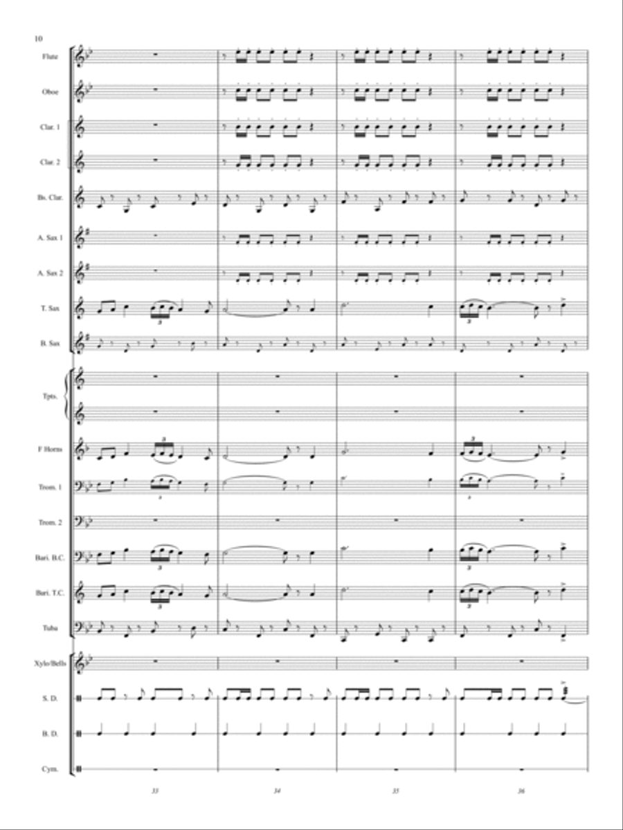 Pan American Concert Band scores gallery preview page 10
