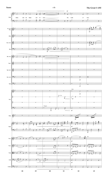 The Great I AM! - Orchestral Score and CD with Printable Parts