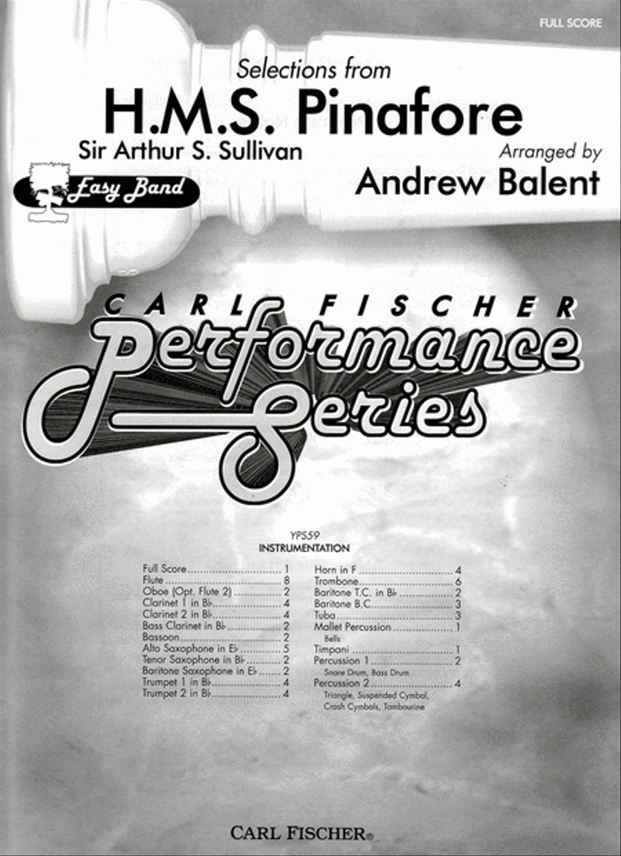 Selections from H.M.S Pianofore Concert Band scores gallery preview page 1