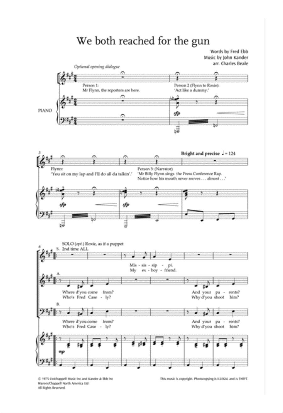 We Both Reached for the Gun 3-Part scores gallery preview page 2