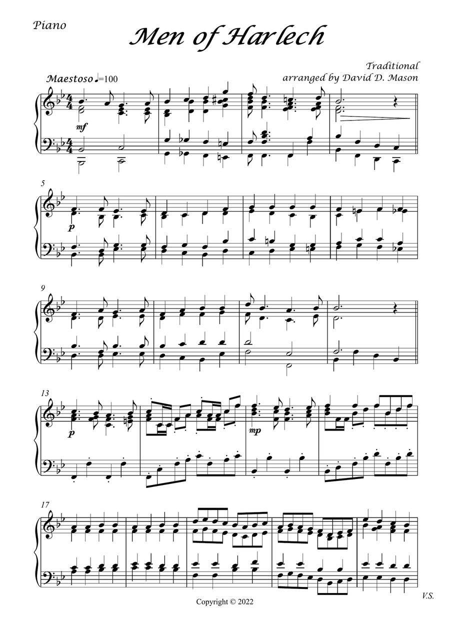 Men of Harlech (Trumpet) Men of Harlech (Trumpet) B-Flat Trumpet scores gallery preview page 3