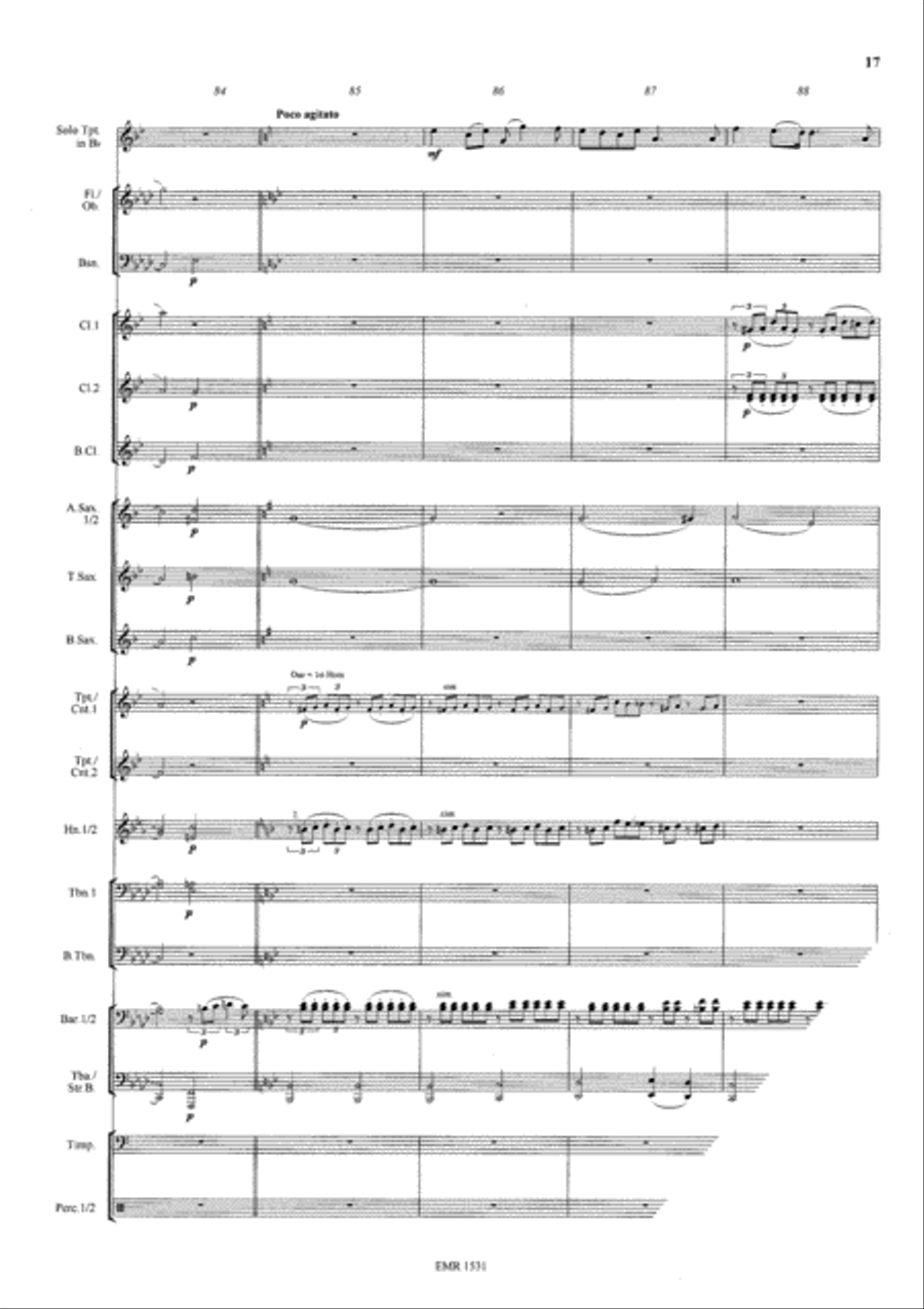Konzertstuck No. 1 Concert Band scores gallery preview page 18