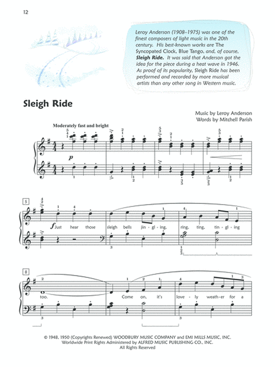 Premier Piano Course Christmas, Book 6