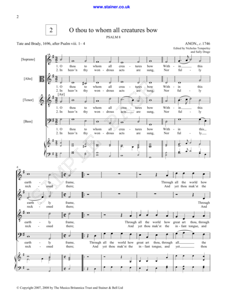 Sing we Merrily. Music for 18th Century Choirs