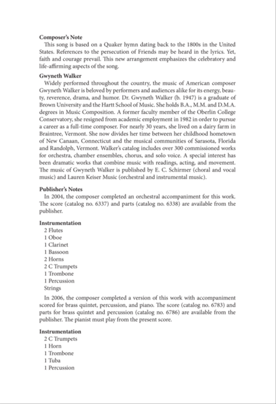 How Can I Keep from Singing? Chamber Orchestra scores gallery preview page 2