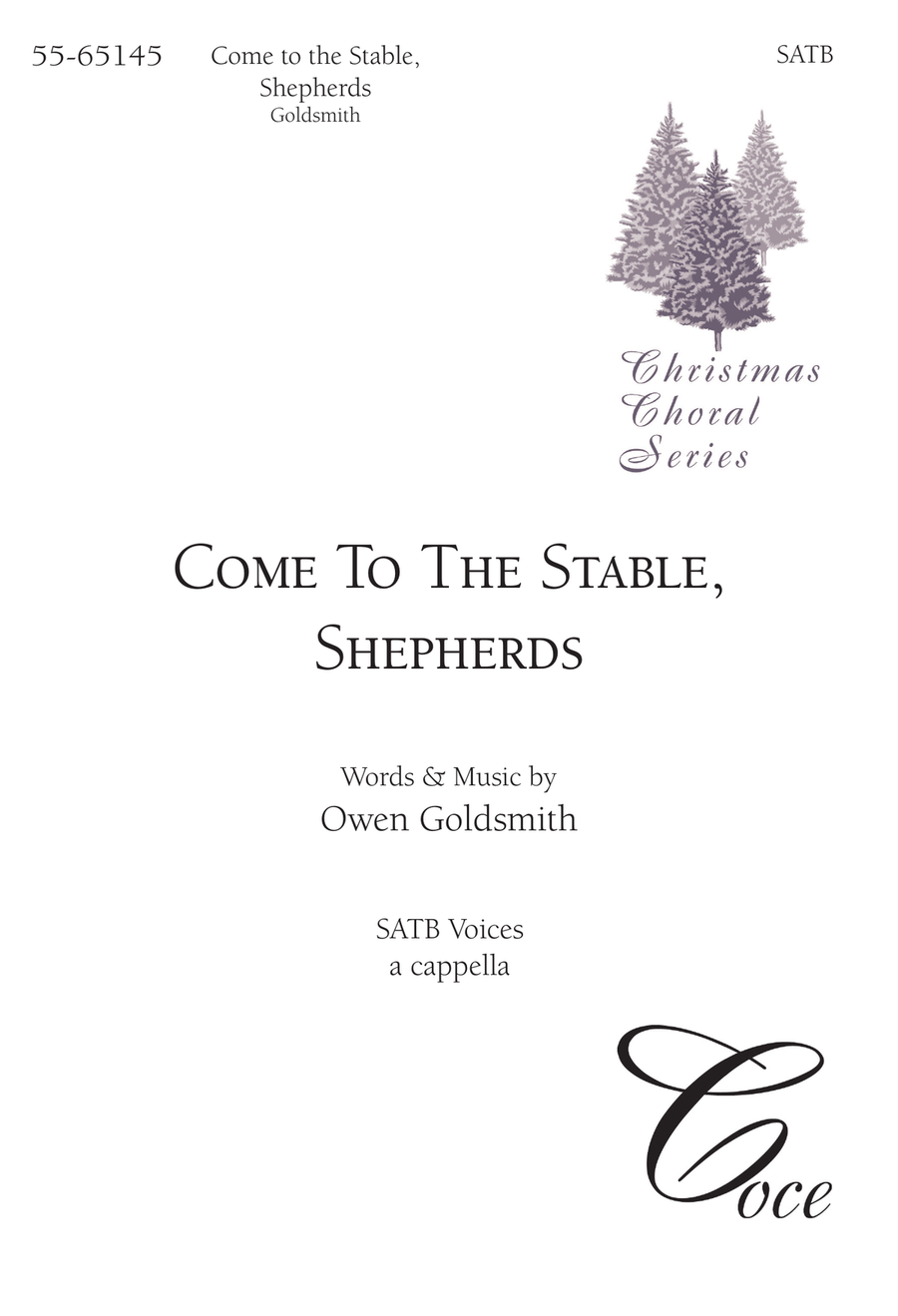 Come To The Stable, Shepherds 4-Part scores gallery preview page 1