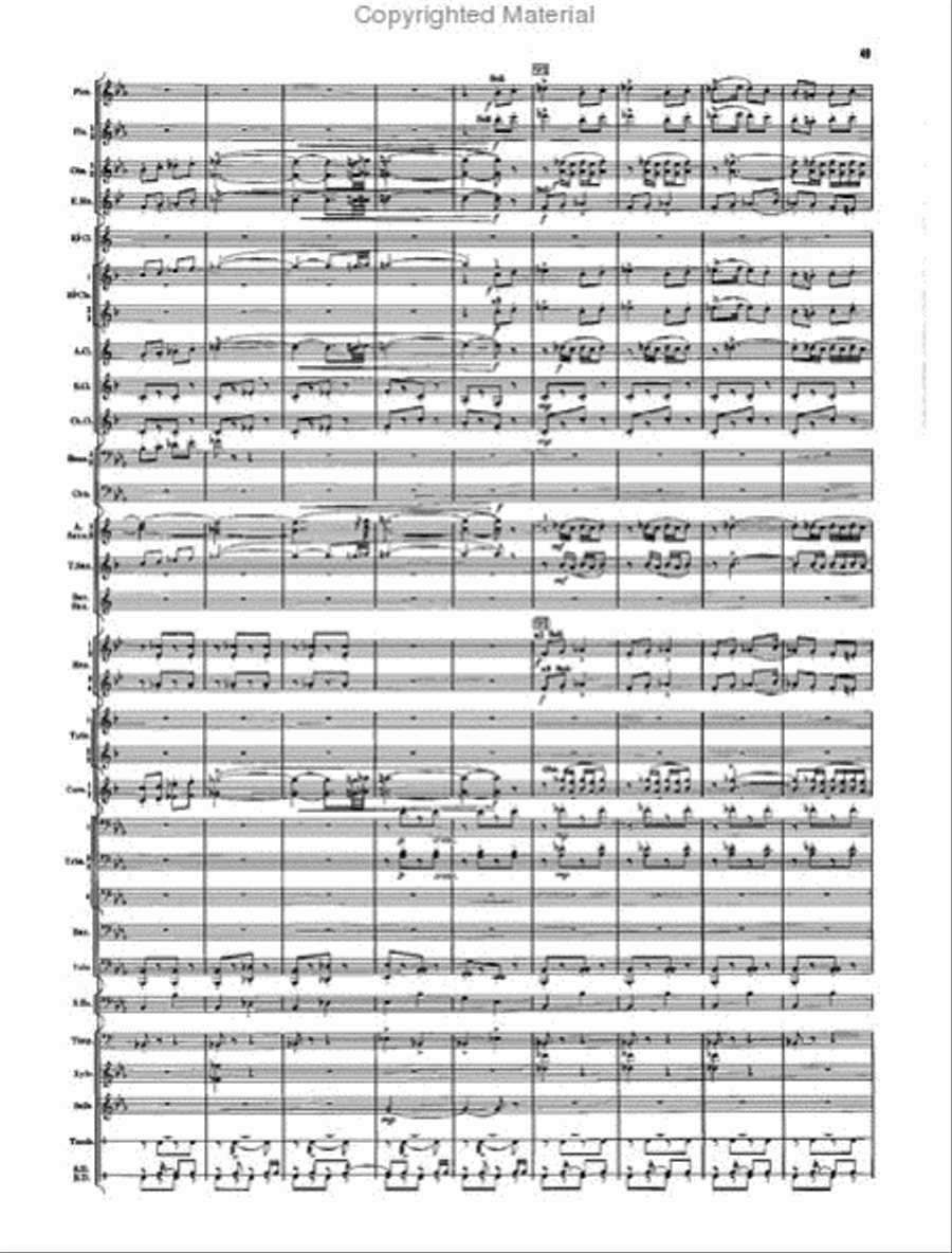 Armenian Dances, Part II Concert Band scores gallery preview page 47